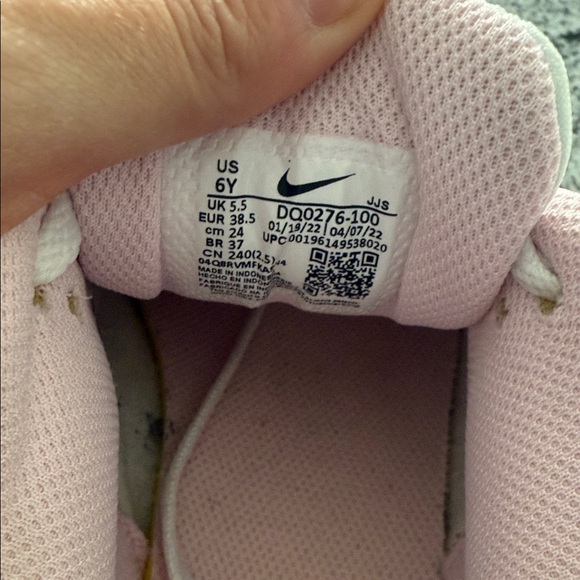 Youth/Women's - Nike Air Max 90 LTR SE Easter White/Coconut Milk DQ0276-100 6Y - Picture 5 of 7